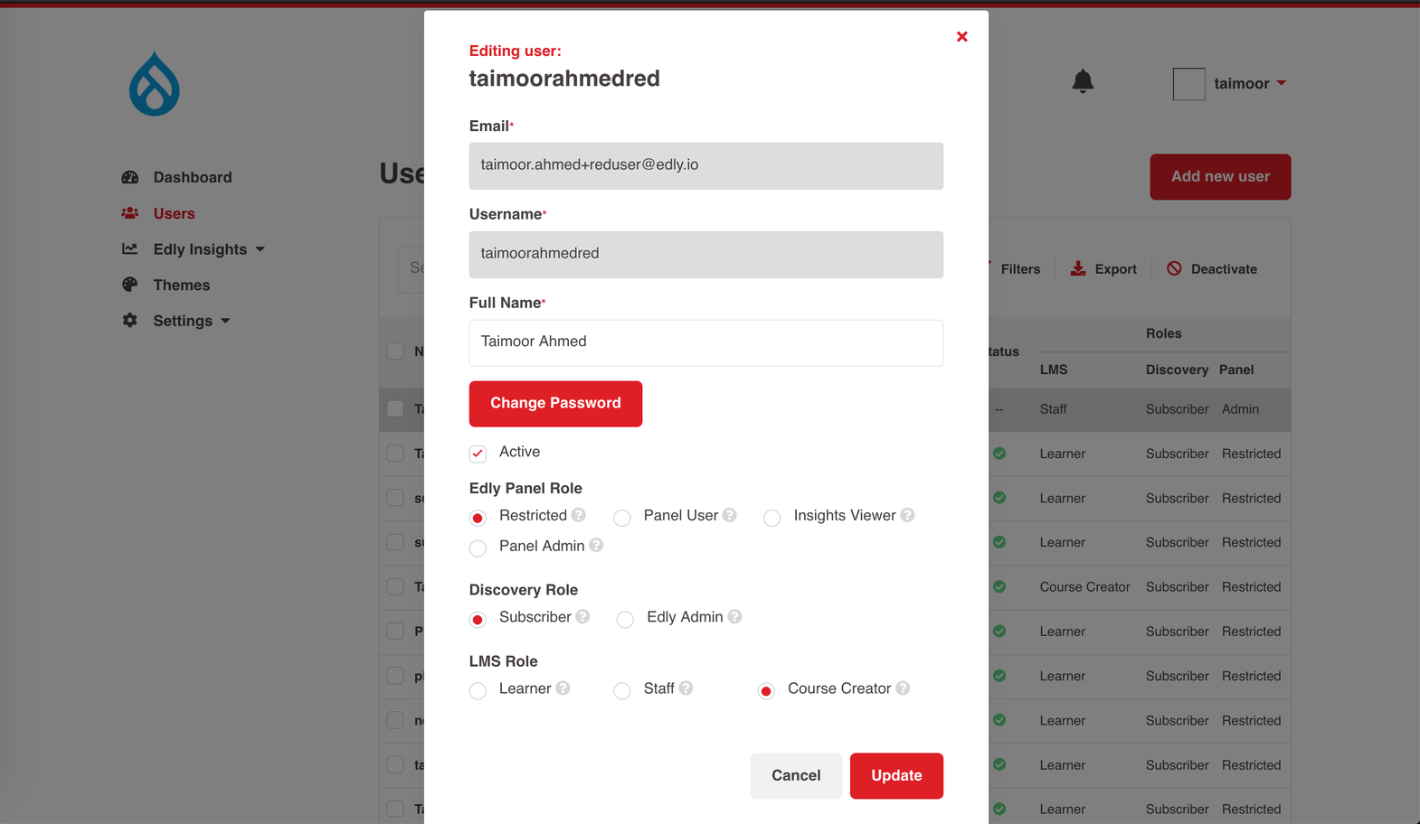 Edly Panel User Management – Knowledge Base